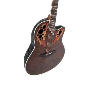 Ovation CE48P Celebrity Elite Plus, Super Shallow Electro Acoustic in Dark Tiger Eye (CE48P-TGE-G)