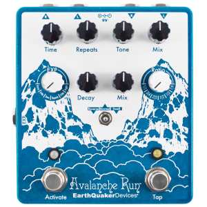 EarthQuaker Devices Avalanche Run V2 Stereo Delay & Reverb Pedal