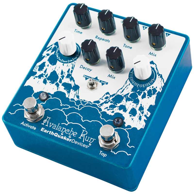 EarthQuaker Devices Avalanche Run V2 Stereo Delay & Reverb Pedal - Image 2