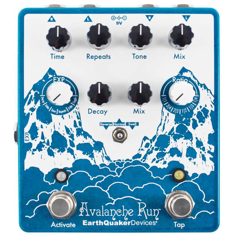 EarthQuaker Devices Avalanche Run V2 Stereo Delay & Reverb Pedal - Image 5