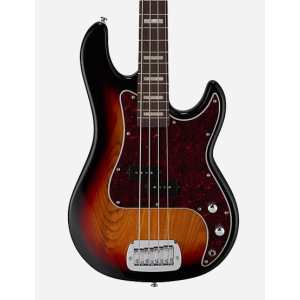 G&L LB100 Tribute Series 4-String Bass Guitar, -Tone Sunburst